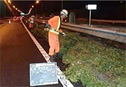 雑草の草刈りイメージ